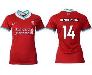 Women 2020-2021 Liverpool home aaa version 14 red Soccer Jerseys