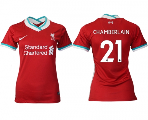 Women 2020-2021 Liverpool home aaa version 21 red Soccer Jerseys