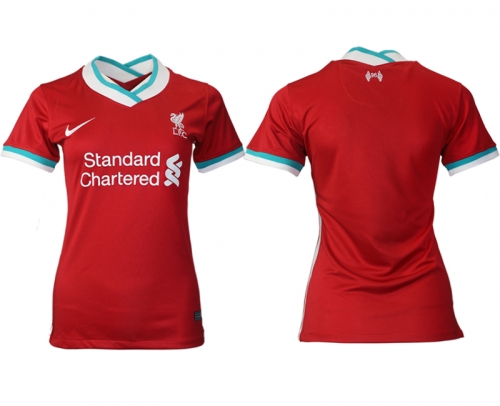 Women 2020-2021 Liverpool home aaa version blank red Soccer Jerseys