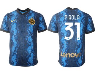 Men 2021-2022 Club Inter Milan home blue aaa versio 31 Nike Soccer Jersey