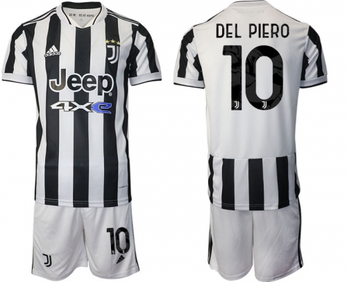 Men 2021-2022 Club Juventus home white 10 Adidas Soccer Jersey