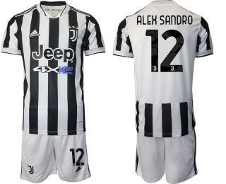 Men 2021-2022 Club Juventus home white 12 Adidas Soccer Jerseys