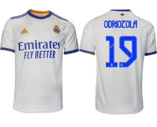 Men 2021-2022 Club Real Madrid home aaa version white 19 Soccer Jerseys