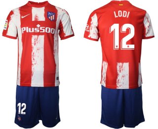 Men 2021-2022 Club Atletico Madrid home red 12 Nike Soccer Jersey