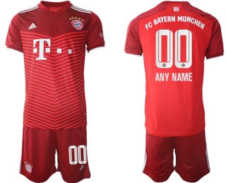 Men's FC Bayern München Custom Jersey With Shorts2