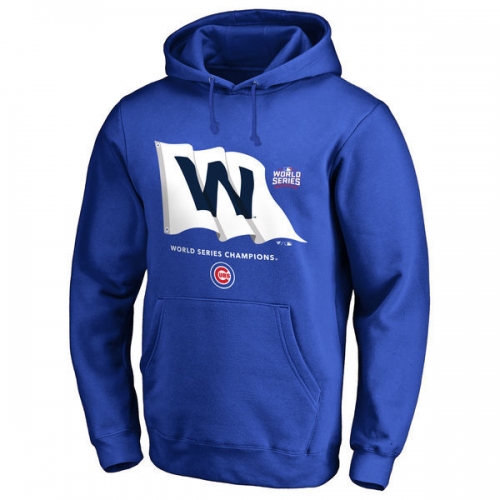 Chicago Cubs Royal 2016 World Series Champions Men's Pullover Hoodie4