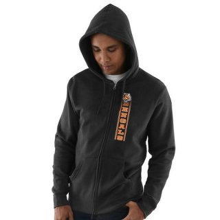 Cincinnati Bengals Hook and Ladder Full-Zip Hoodie - Black