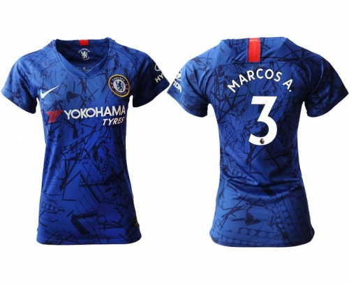 Women 2019-2020 club Chelsea home aaa version 3 blue Soccer Jerseys