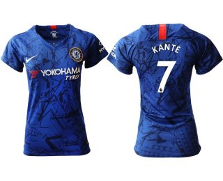 Women 2019-2020 club Chelsea home aaa version 7 blue Soccer Jerseys