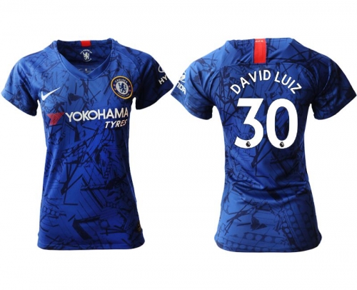 Women 2019-2020 club Chelsea home aaa version 30 blue Soccer Jerseys