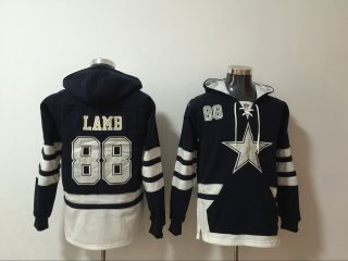 Men's Dallas Cowboys #88 CeeDee Lamb NEW Black Pocket Stitched NFL Pullover Hoodie