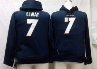 Nike Denver Broncos #7 John Elway Blue Kids Hoodie