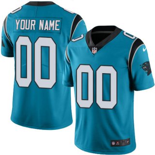 Youth Nike Carolina Panthers Blue Customized Vapor Untouchable Player Limited Jersey