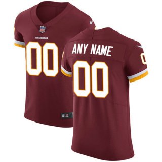 Men's Nike Washington Redskins Customized Burgundy Red Team Color Vapor Untouchable Custom Elite NFL Jersey