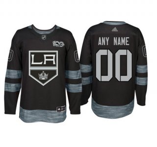 Adidas Los Angeles Kings Black 1917-2017 100th Anniversary Stitched NHL Custom Jersey