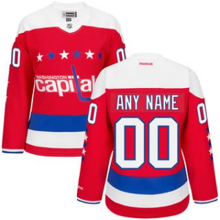 Women's Washington Capitals Reebok Red Custom Premier Alternate Jersey