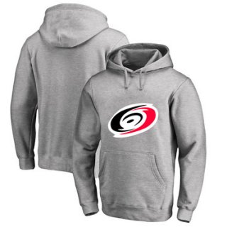 Carolina Hurricanes Gray Men's Customized All Stitched Pullover Hoodie