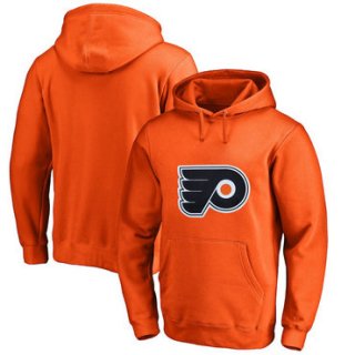 Philadelphia Flyers Orange Men's Customized All Stitched Pullover Hoodie