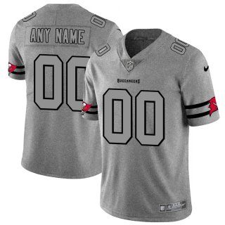 Nike Buccaneers Customized 2019 Gray Gridiron Gray Vapor Untouchable Limited Jersey