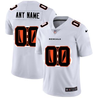 Nike Cincinnati Bengals Customized White Team Big Logo Vapor Untouchable Limited Jersey