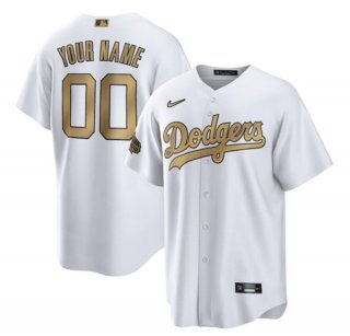 Men's Los Angeles Dodgers Active Player Custom White 2022 All-Star Cool Base Stitched Baseball Jersey