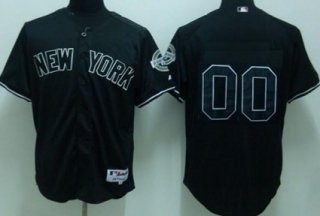 Men's New York Yankees Customized Black Jersey