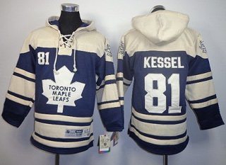 Old Time Hockey Toronto Maple Leafs #81 Phil Kessel Navy Blue Kids Hoodie