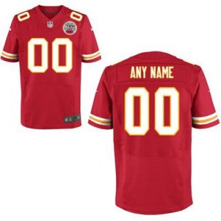 Men's Kansas City Chiefs Nike Red Customized 2014 Elite Jersey