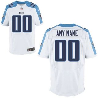 Men's Tennessee Titans Nike White Customized 2014 Elite Jersey