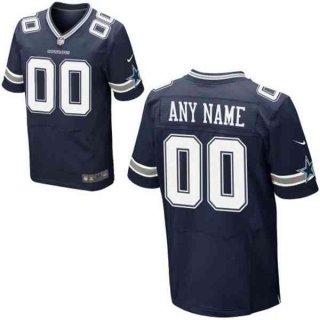 Men's Dallas Cowboys Nike Navy Blue Customized 2014 Elite Jersey