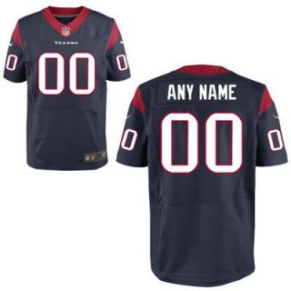 Men's Houston Texans Nike Navy Blue Customized 2014 Elite Jersey