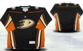 Anaheim Ducks Youths Customized Black Third Jersey