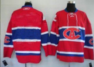 Montreal Canadiens Mens Customized Red CA Jersey