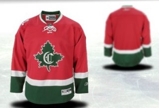 Montreal Canadiens Mens Customized Red CD Jersey