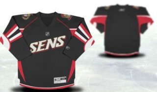 Ottawa Senators Youths Customized Black Third Jersey