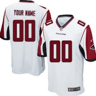 Kids' Nike Atlanta Falcons Customized White Game Jersey