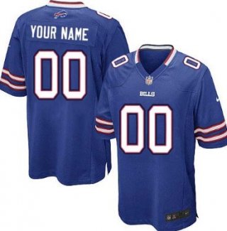 Kids' Nike Buffalo Bills Customized Light Blue Game Jersey