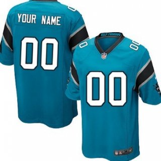 Kids' Nike Carolina Panthers Customized Blue Limited Jersey