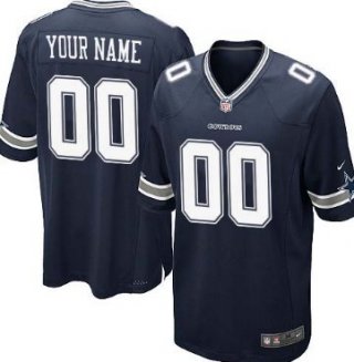 Kids' Nike Dallas Cowboys Customized Blue Limited Jersey