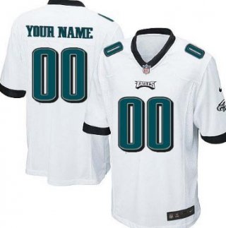 Kids' Nike Philadelphia Eagles Customized White Limited Jersey