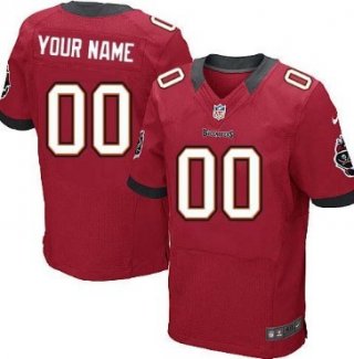 Men's Nike Tampa Bay Buccaneers Customized Red Elite Jersey