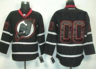 New Jersey Devils Mens Customized 2012 Black Ice Jersey