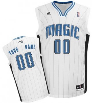 Mens Orlando Magic Customized White Jersey