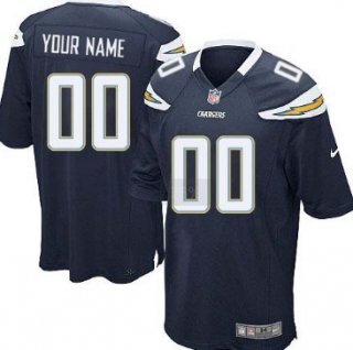 Men's Nike San Diego Chargers Customized Navy Blue Limited Jersey