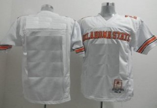 Kids' Oklahoma State Cowboys Customized White Throwback Jersey