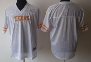 Men's Texas Longhorns Customized White Jersey