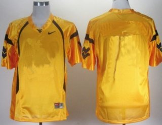 Men's West Virginia Mountaineers Customized Yellow Jersey