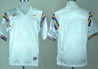 Men's LSU Tigers Customized White Jersey