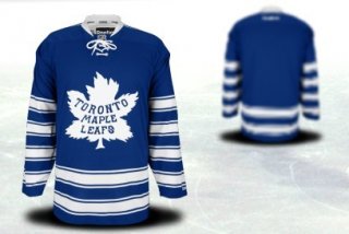 Mens Toronto Maple Leafs Customized 2014 Winter Classic Blue Jersey