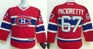 Montreal Canadiens #67 Max Pacioretty Red Kids Jersey